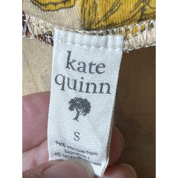 Kate Quinn Women's Hoodie Dragonfly Print Teal Lightweight Stretch Bamboo S.   O - Picture 6 of 6